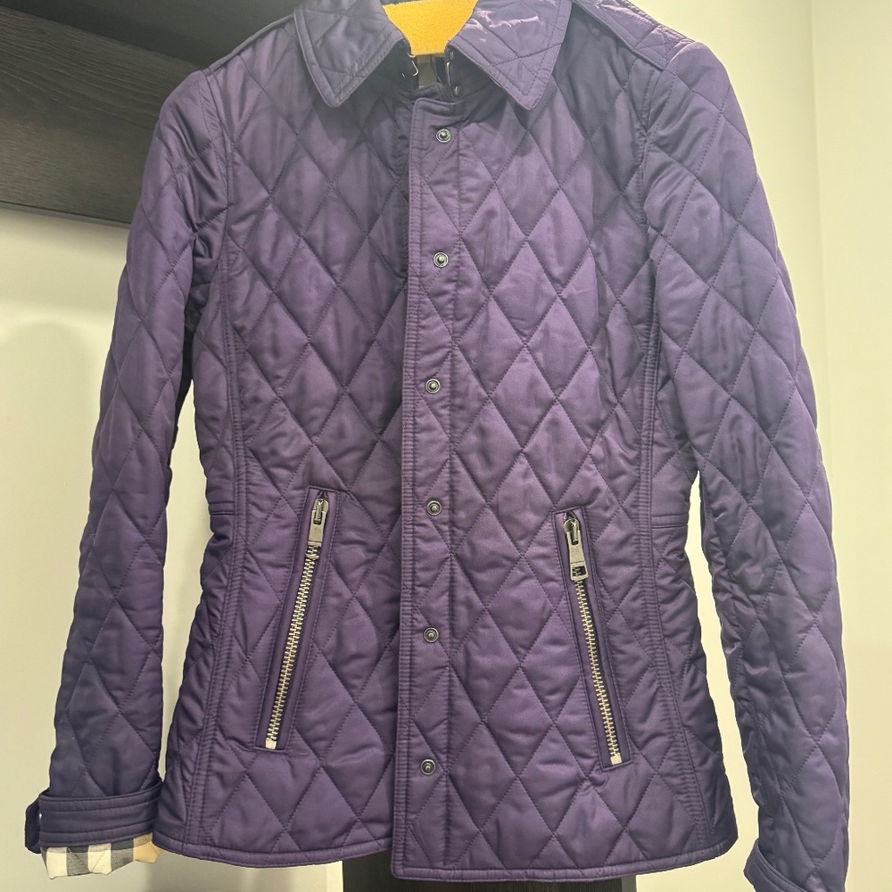 Burberry diamond quilted jacket